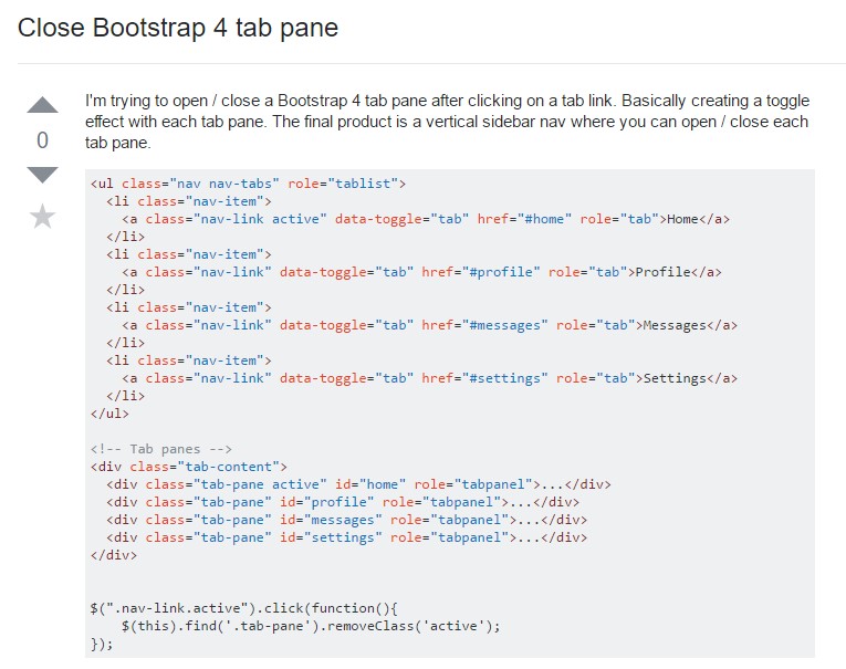  Tips on how to close Bootstrap 4 tab pane